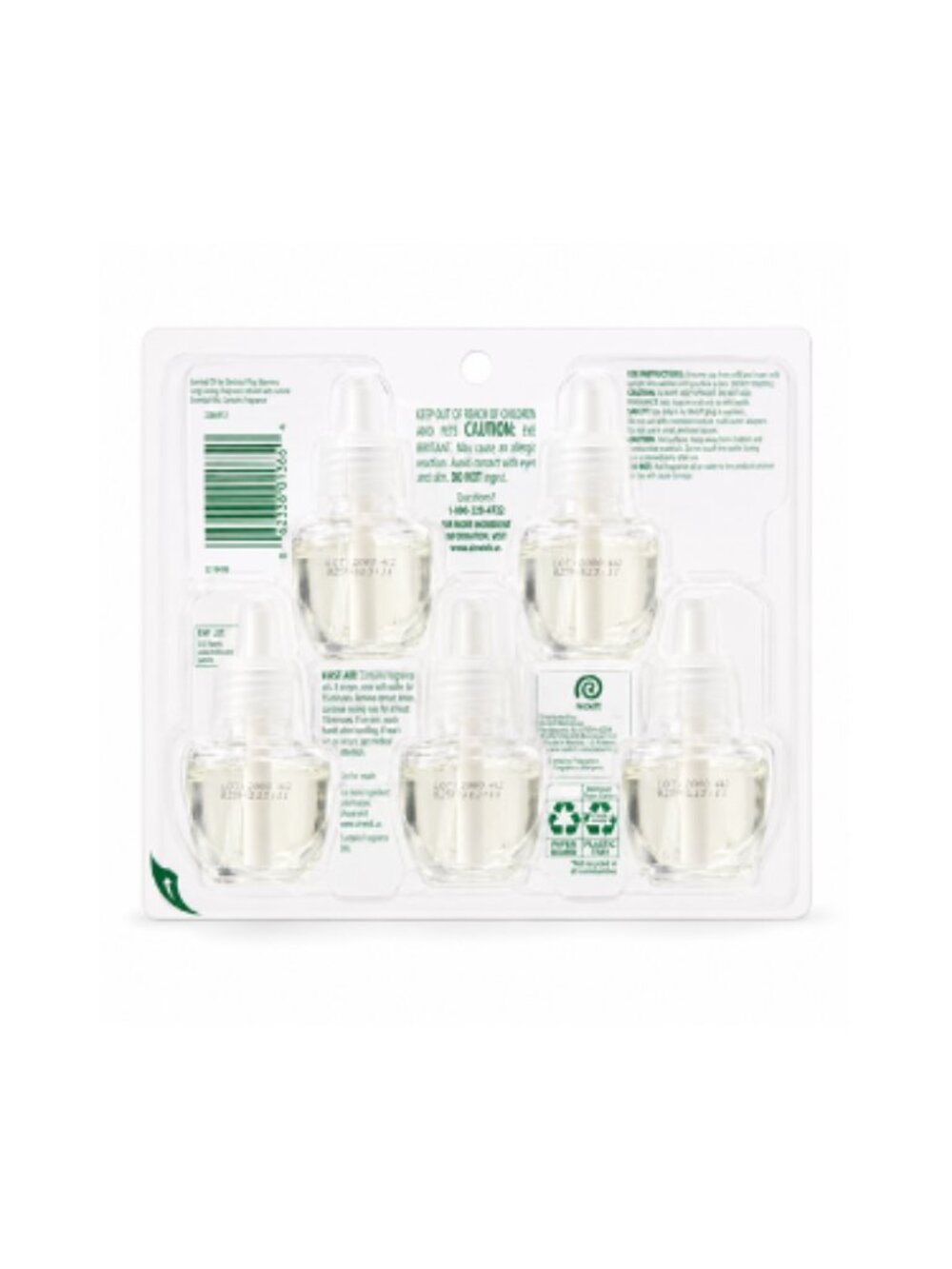 Air Wick Plug In Refills Honeysuckle Raspberry Essential Oils 5 Count Pack - Picture 3 of 4